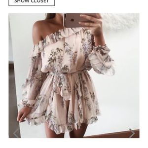 NWT zimmermann silk playsuit